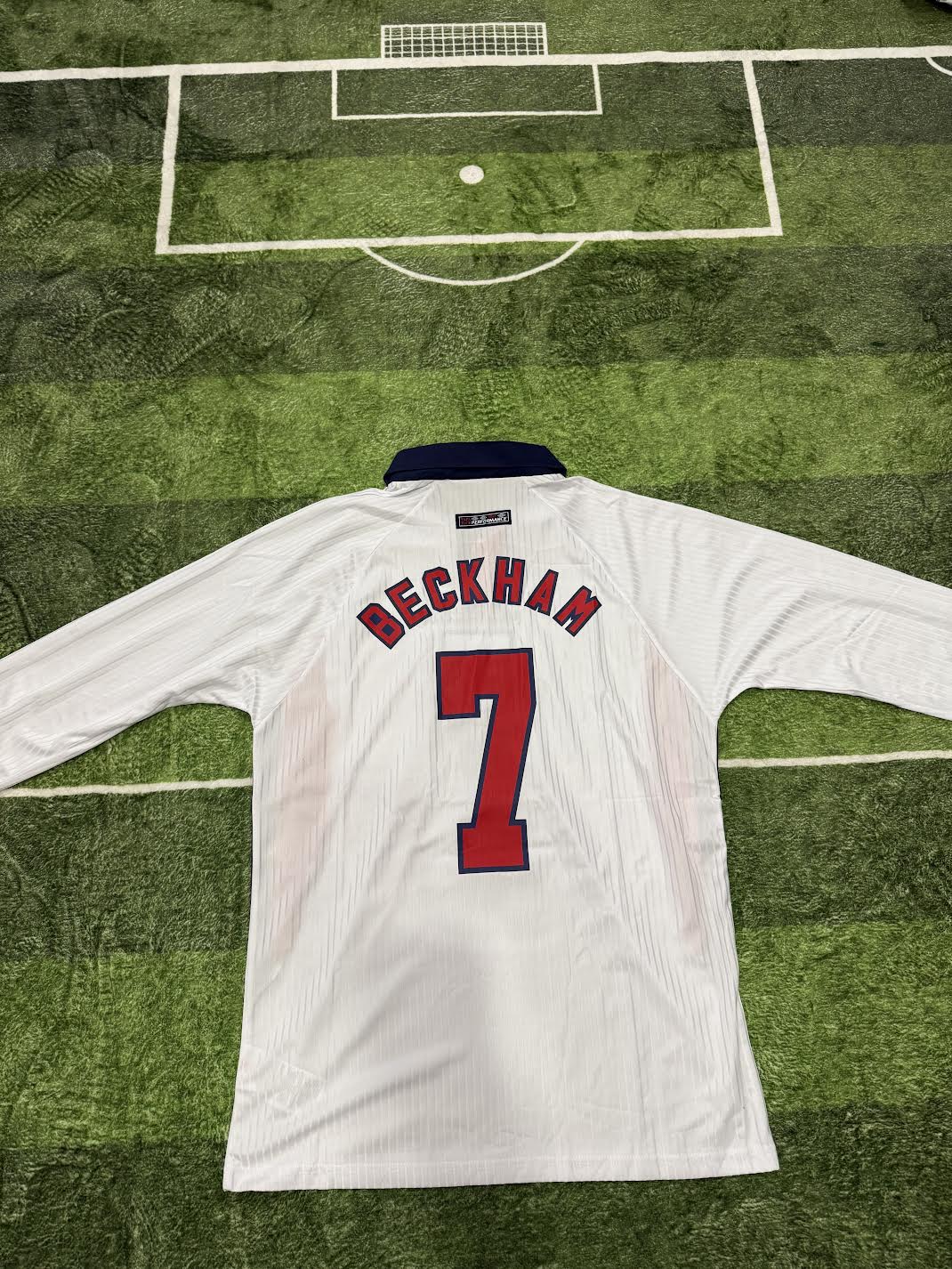 Beckham 1998 Long Sleeve England Jersey