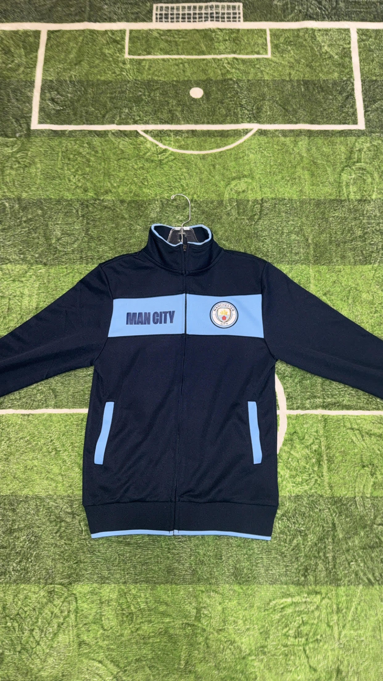 Manchester City Youth Warm Up Jacket